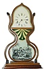 Rare J. C. Brown Large Acorn Shelf Clock with sidearms, ca 1840Õs.