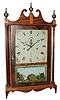 Eli Terry, Plymouth, Conn. Rare Inside-Outside Escapement, Pillar and Scroll, ca 1817.