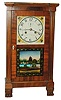 "Curtis and Clark, Plymouth, Conn." extremely rare miniature shelf clock, ca 1824.