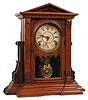 E. Ingraham Co. cabinet clock, "Tontine", ca 1886.