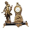 Seth Thomas and Sons, statue clock, "Inspiration", ca between 1853-1875 when all their metal clocks were made.