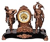 Waterbury Clock Co. figure clock, "Viking", ca 1905.