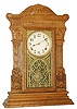 Wm. Gilbert Clock Co. mantle clock, "Pattern No. 13 Jewel Sets", ca 1910. 