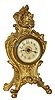 American novelty dresser clock, unsigned.