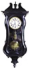 Serpentine Vienna, three quarter size, 39" high, 16.5" wide.