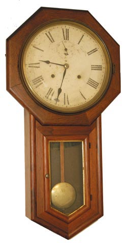 Seth Thomas wall clock, "World", C. 1885. — Antique Clocks Price Guide