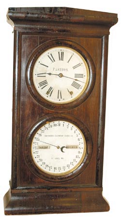Southern Calendar Clock Co., St. Louis, Mo. "Fashion No. 1" C. 1875. — Antique Clocks Price Guide