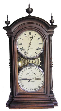 Southern Calendar Clock Co., St. Louis, Mo. "Fashion No. 3" C. 1878. — Antique Clocks Price Guide