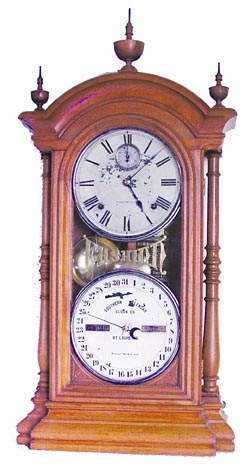 Southern Calendar Clock Co., St. Louis, Mo. "Fashion No. 4" C. 1880. — Antique Clocks Price Guide