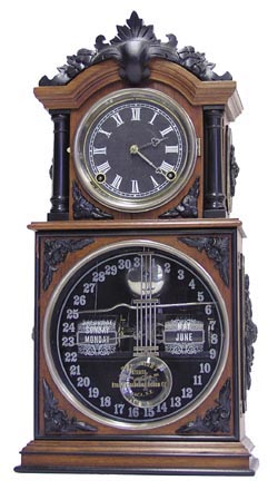 Ithaca Calendar Clock Company, Ithaca, NY, "No. 3 1/2 Parlor", C. 1881. — Antique Clocks Price Guide