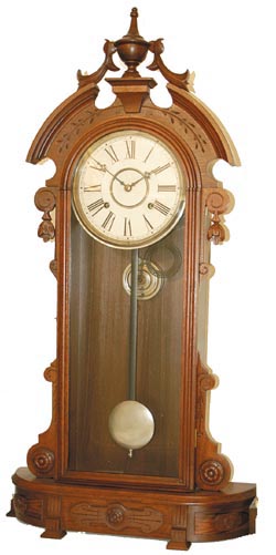 Waterbury Clock Company, giant parlor clock, "Galway", C. 1883. — Antique Clocks Price Guide
