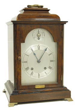 Miniature Winterhalder &amp; Hofmeier bracket clock. — Antique Clocks Price Guide