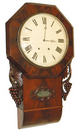 This is a very unusual clock. I hope I can describe it adequately. It is signed "M. Winterhalder &amp; Hofmeier" on the movement. — Antique Clocks Price Guide