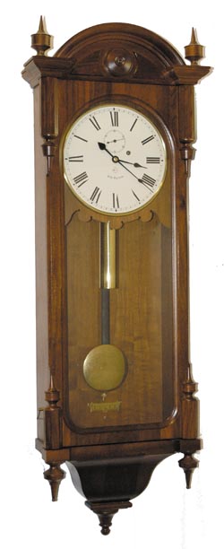 Seth Thomas "Regulator No. 6", C. 1970's. This is #480 of 4000 reproductions made by Seth Thomas in the 1970's. — Antique Clocks Price Guide