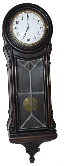 New Haven Clock Co. hanging clock, "Neese", C. 1913. — Antique Clocks Price Guide