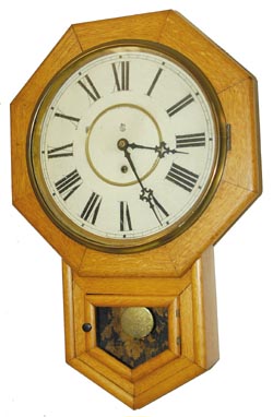 Waterbury Clock Co. "Drop octagon, 12 Inch", C. 1891. — Antique Clocks Price Guide