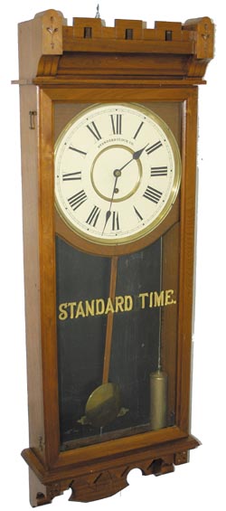 New Haven Clock Co. "Standard Time No. 2", C. 1886. — Antique Clocks Price Guide