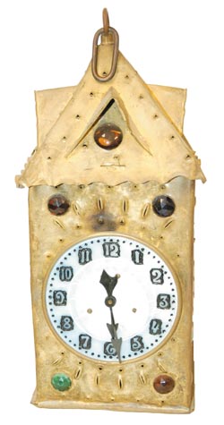 Bradley &amp; Hubbard Mfg. Co. Meriden, Conn. 30 hour Parade Clock. — Antique Clocks Price Guide