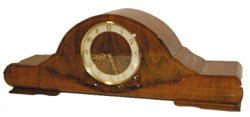 German oversize tambour plays three different chimes on quarter hours, Westminster, Whittington, and Winchester. — Antique Clocks Price Guide