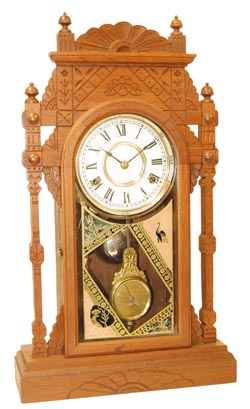 New Haven Clock Co. parlor clock, "Loire", C. 1881. — Antique Clocks Price Guide