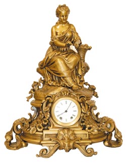 Seth Thomas &amp; Sons statue clock, "No. 8000", C. 1876. — Antique Clocks Price Guide