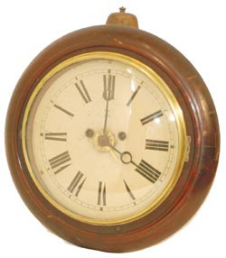 German gallery clock, with alarm, C. 1900. — Antique Clocks Price Guide