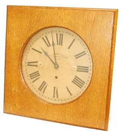 The Prentiss Clock Improvement Co. New York, C. 1898. They called this model their "Mill Gallery" clock. — Antique Clocks Price Guide