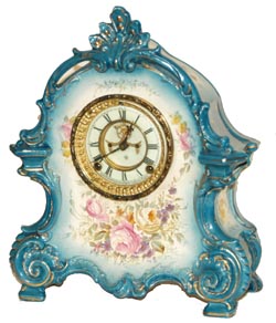 Ansonia Clock Co. Royal Bonn, "La Bretagne", C. 1895. — Antique Clocks Price Guide