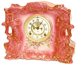 Ansonia Clock Co. porcelain cased, "Relay", C. 1904. — Antique Clocks Price Guide