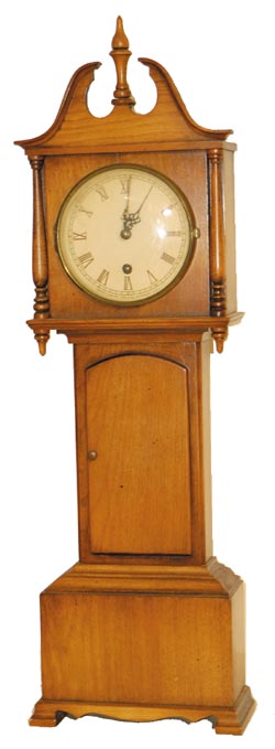 Trend Clocks, Zeeland, Michigan, U.S.A., mini grandfather clock. — Antique Clocks Price Guide