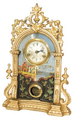 L. Frank, 55 John Street, New York, ironfront C. 1858-1861. — Antique Clocks Price Guide
