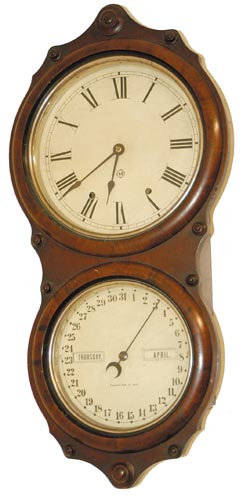 Seth Thomas "Office Calendar No. 7", C. 1878. — Antique Clocks Price Guide