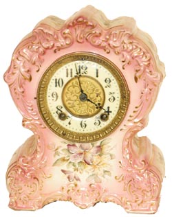 Wm. L. Gilbert Clock Co. porcelain "No. 416", C. 1898. — Antique Clocks Price Guide