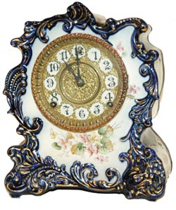 Wm L. Gilbert porcelain cased, "No. 425", C. 1900. — Antique Clocks Price Guide