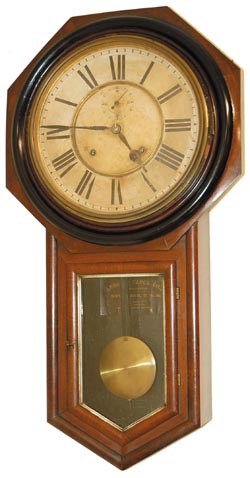 Ansonia Clock Co. "Office Regulator", C. 1901. — Antique Clocks Price Guide