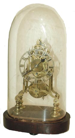 English fusee skeleton clock. — Antique Clocks Price Guide