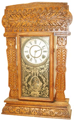 E. Ingraham Clock Co. kitchen clock, one of their King Line, the "Edward", C. 1915. — Antique Clocks Price Guide