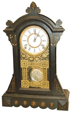 F. Kroeber mantle clock, "Plymouth", C. 1888. — Antique Clocks Price Guide