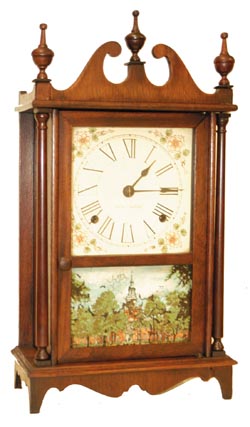 Seth Thomas mantle clock, a miniature pillar and scroll case called the "Concord", C. 1928. — Antique Clocks Price Guide