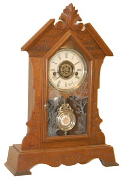 Waterbury Clock Company parlor clock, "Salem", C. 1881. — Antique Clocks Price Guide