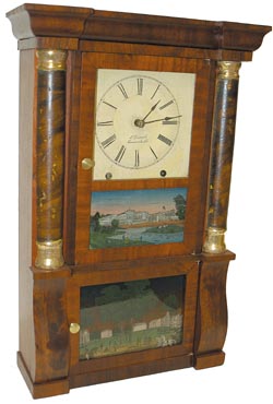 Chauncey Goodrich miniature column and cornice, C. 1852. — Antique Clocks Price Guide