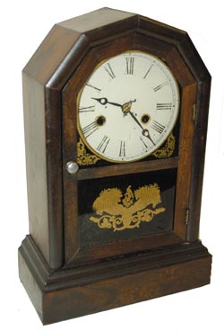 Atkins Clock Company, Bristol, Conn. thirty hour shelf clock. — Antique Clocks Price Guide