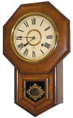 Ansonia Clock Co. "Drop Octagon-R.C, 8 Inch", C. 1901. — Antique Clocks Price Guide