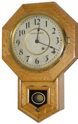 Seth Thomas "Drop Octagon, 10 Inch", C. 1924. — Antique Clocks Price Guide