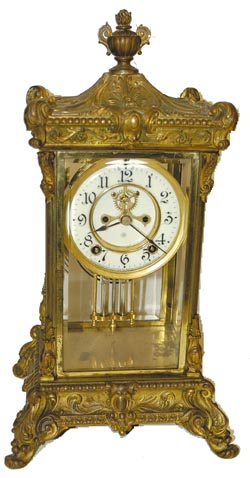 Ansonia Clock Company crystal regulator, "Elysian", C. 1914. — Antique Clocks Price Guide