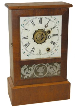 Ansonia Clock Co. mantle clock, "Farmers" or "Cottage" model, C. 1880. — Antique Clocks Price Guide