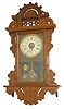 Seth Thomas wall clock, balltop, or, "Eclipse", C. early 1900's.