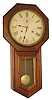 Seth Thomas wall clock, "World", C. 1885.