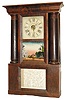 Rare Hollow Column clock by, "Chauncey Jerome, Bristol, Conn", C. 1843.