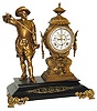 Ansonia Clock Co., figure clock, "Don Caesar", C. 1894.